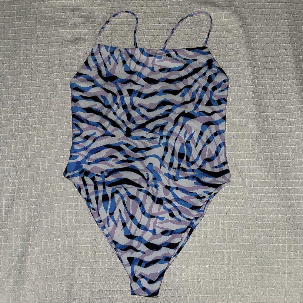Skatie One Piece Zebra Print One Piece